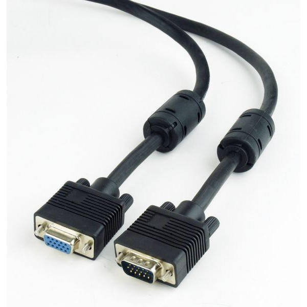 

Кабель удлинитель VGA (F)/VGA (M) 1.8м Cablexpert (CC-PPVGAX-6B) черный новый