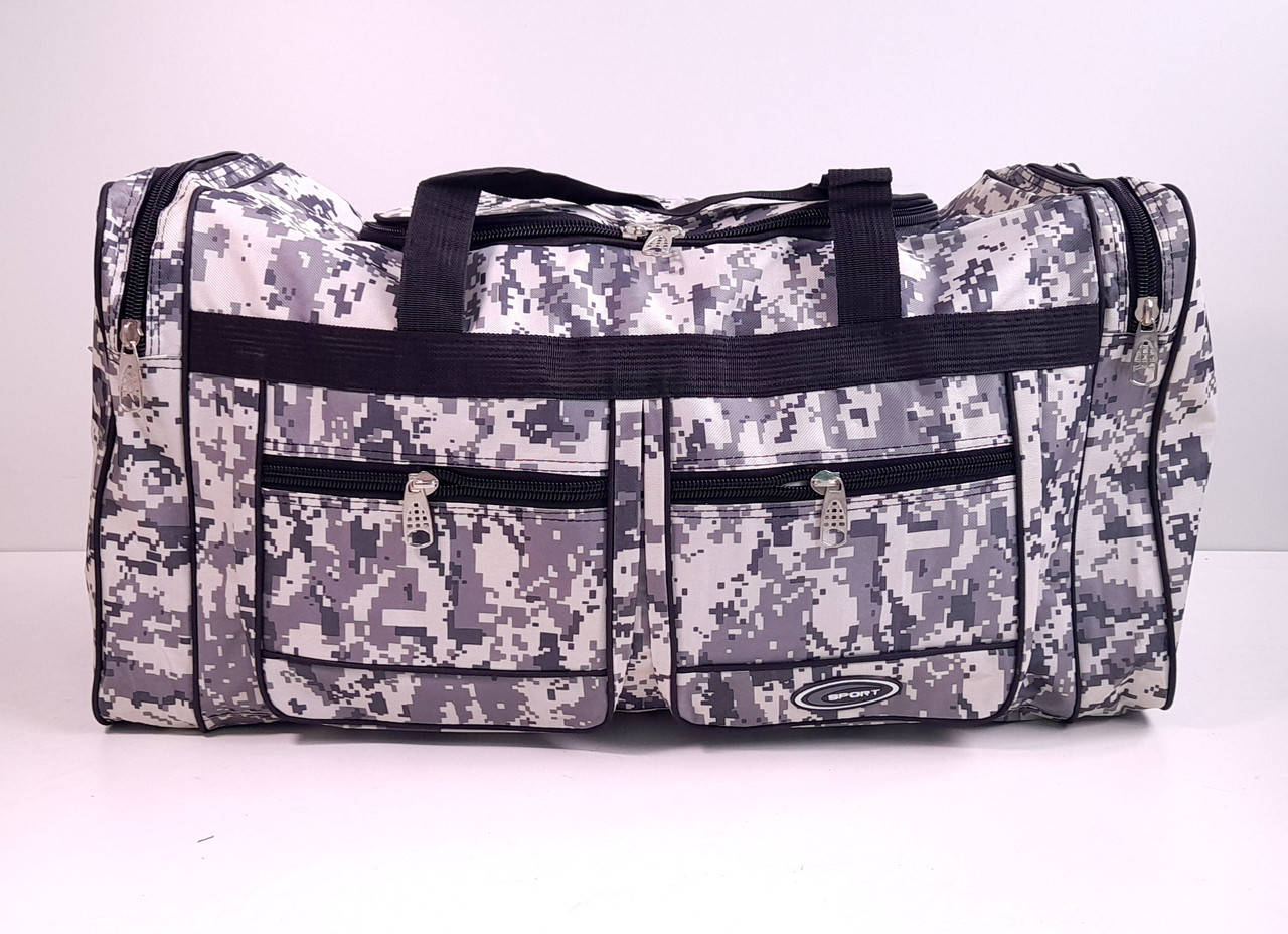 

Велика дорожня сумка LeRoy піксель, Серый