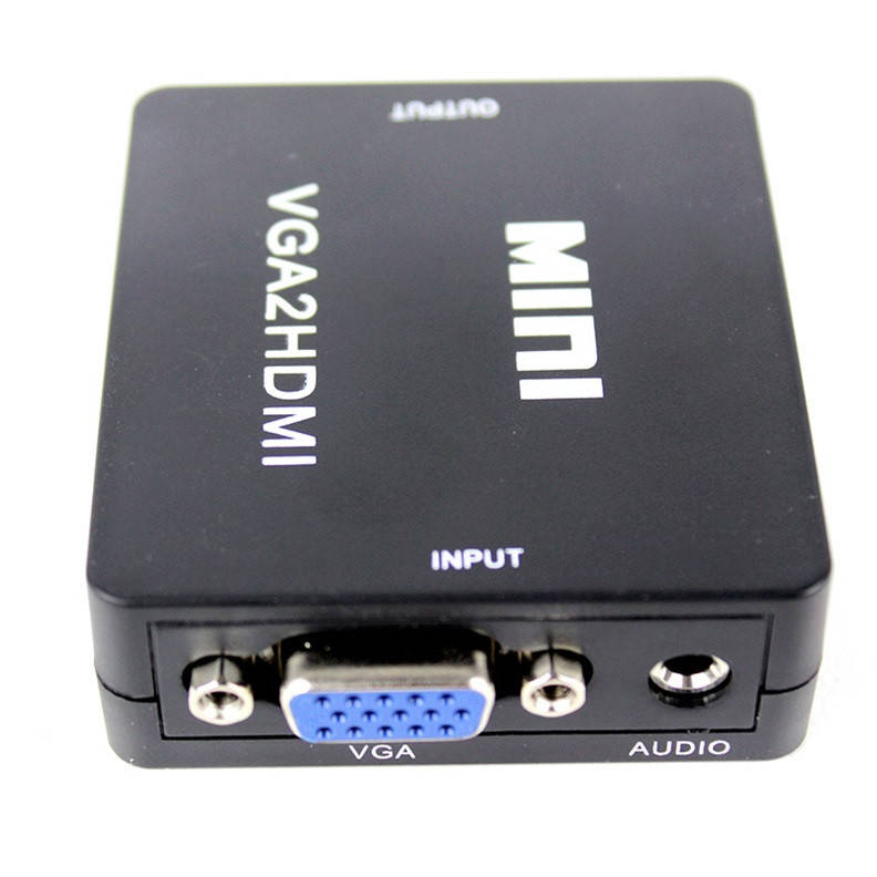 

Конвертер переходник адаптер VGA на HDMI со звуком MHZ VGA2HDMI + Аудио Сигнал