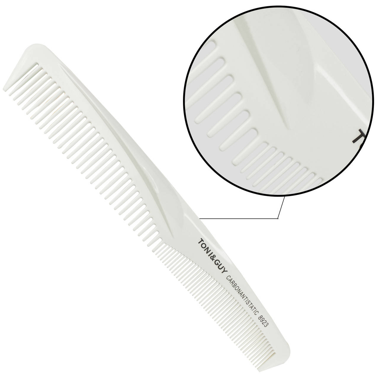 

Гребень комбинированный T&G 8923 белый