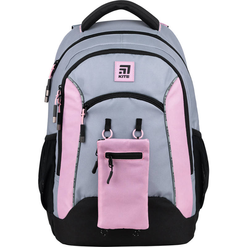 

Рюкзак школьный подростковый Kite Education K22-813L-1, Серый