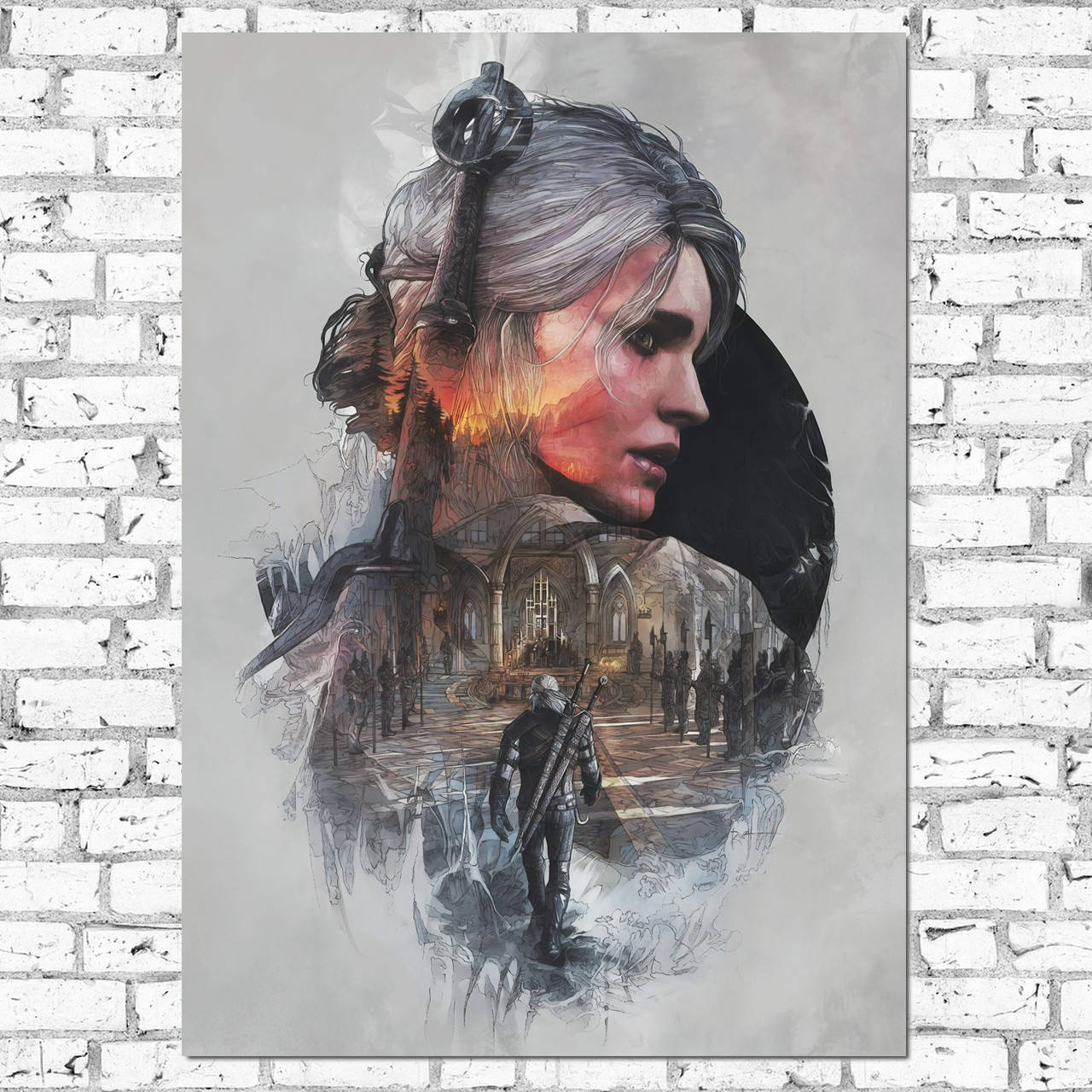 

Плакат "Ведьмак, Цирилла, Цири, коллаж, Witcher" (артикул 3092)