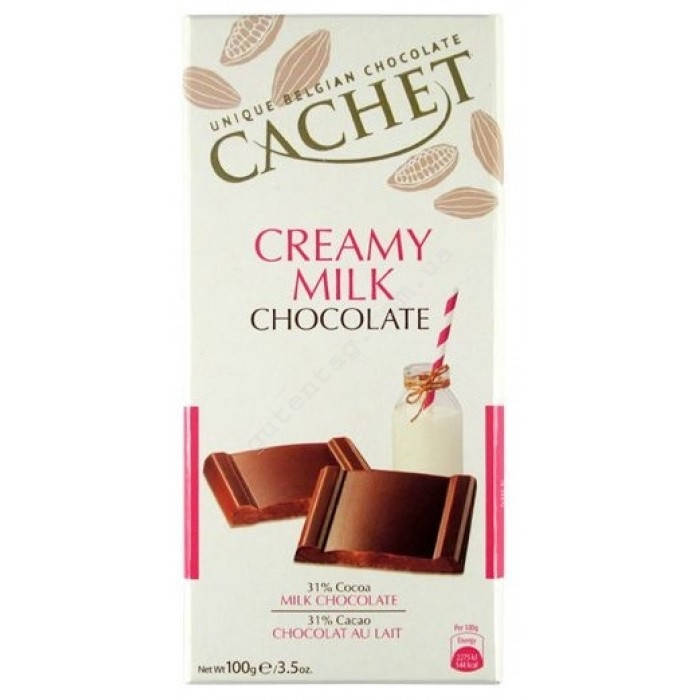 

Шоколад Молочный Кашет Cachet Creamy Milk Chocolate 100 г Бельгия