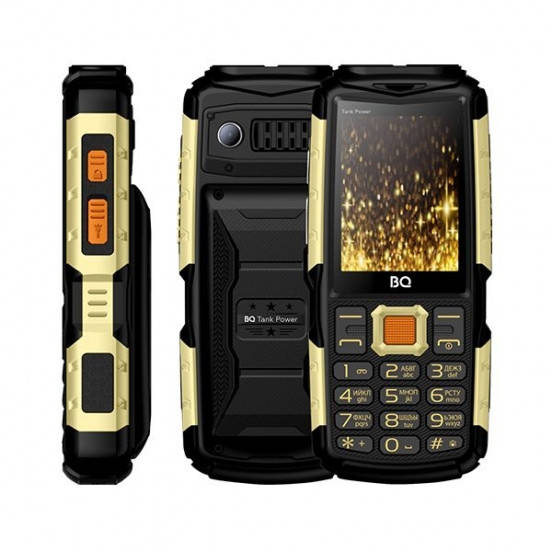 

Мобильный телефон BQ-2430 Tank Power Black/Gold + POWER BANK, Черный