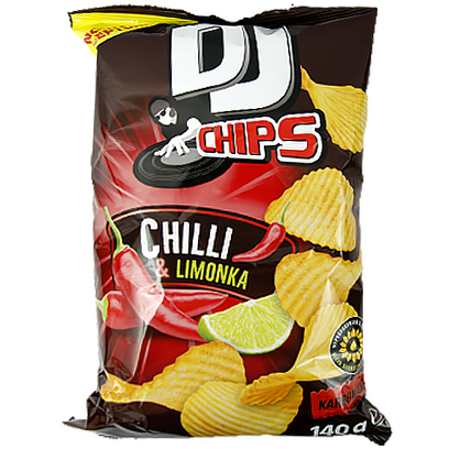 

Чіпси Діджей чилі і лимон Dj chilli & limonka 140g 20шт/ящ (Код : 00-00012174)