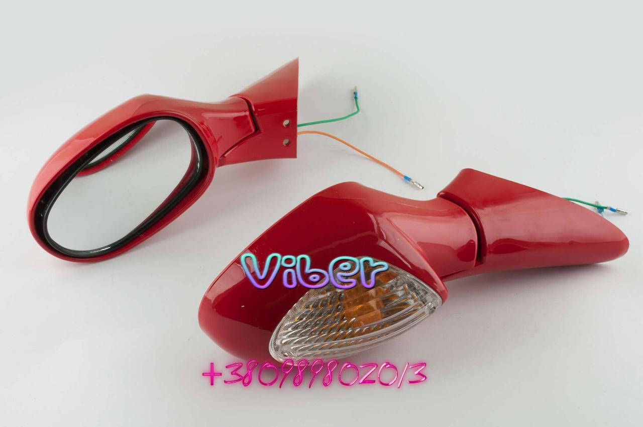 

Зеркала Viper F1, F50 (красные) пара, Черный