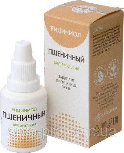 

Рициниол П пшеничный Арго 25 мл морщины, пигментация, увлажняет, аллергия, ожоги, дерматит, шелушение, сухость