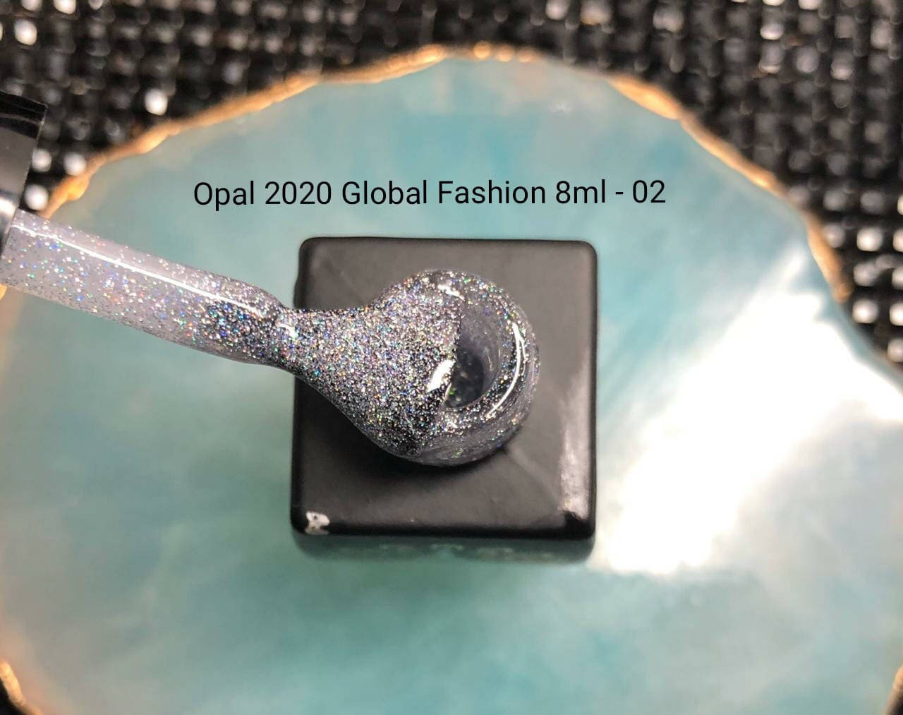 

Гель-лак c с блёстками Global Fashion Opal №02