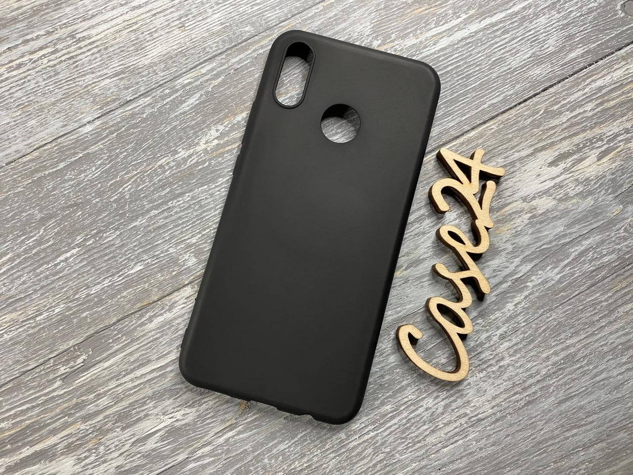 

TPU чехол накладка Candy для Huawei P Smart Plus (14 цветов) черный