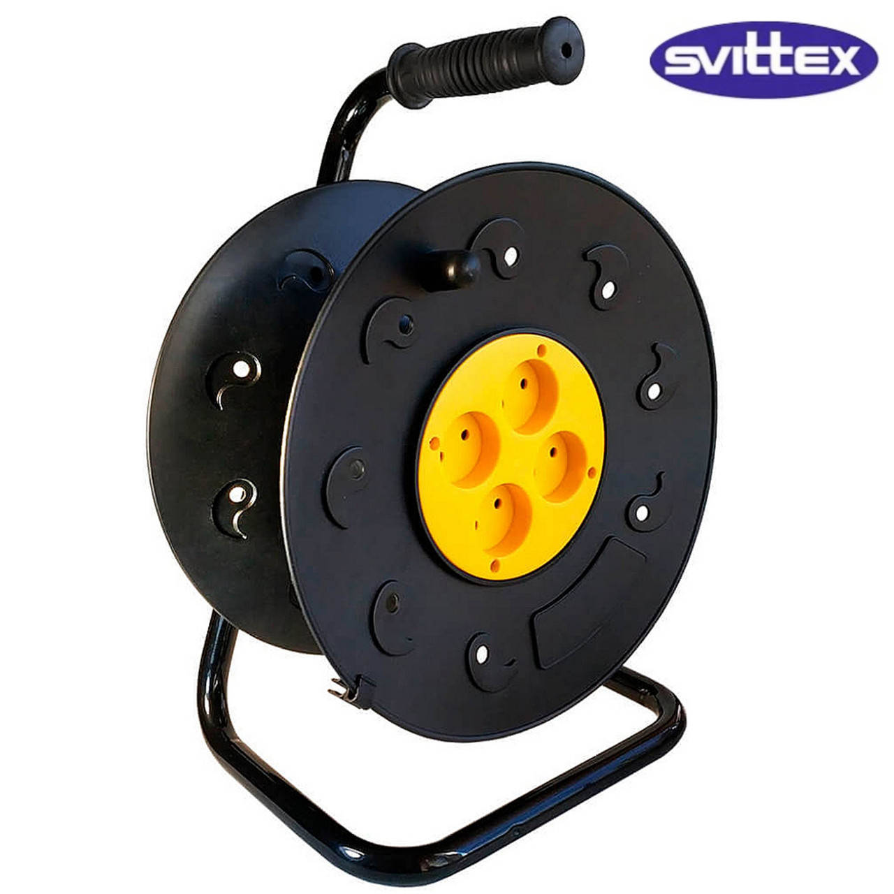 

Катушка пустая без удлинителя и кабеля большая SVITTEX, 4 розетки