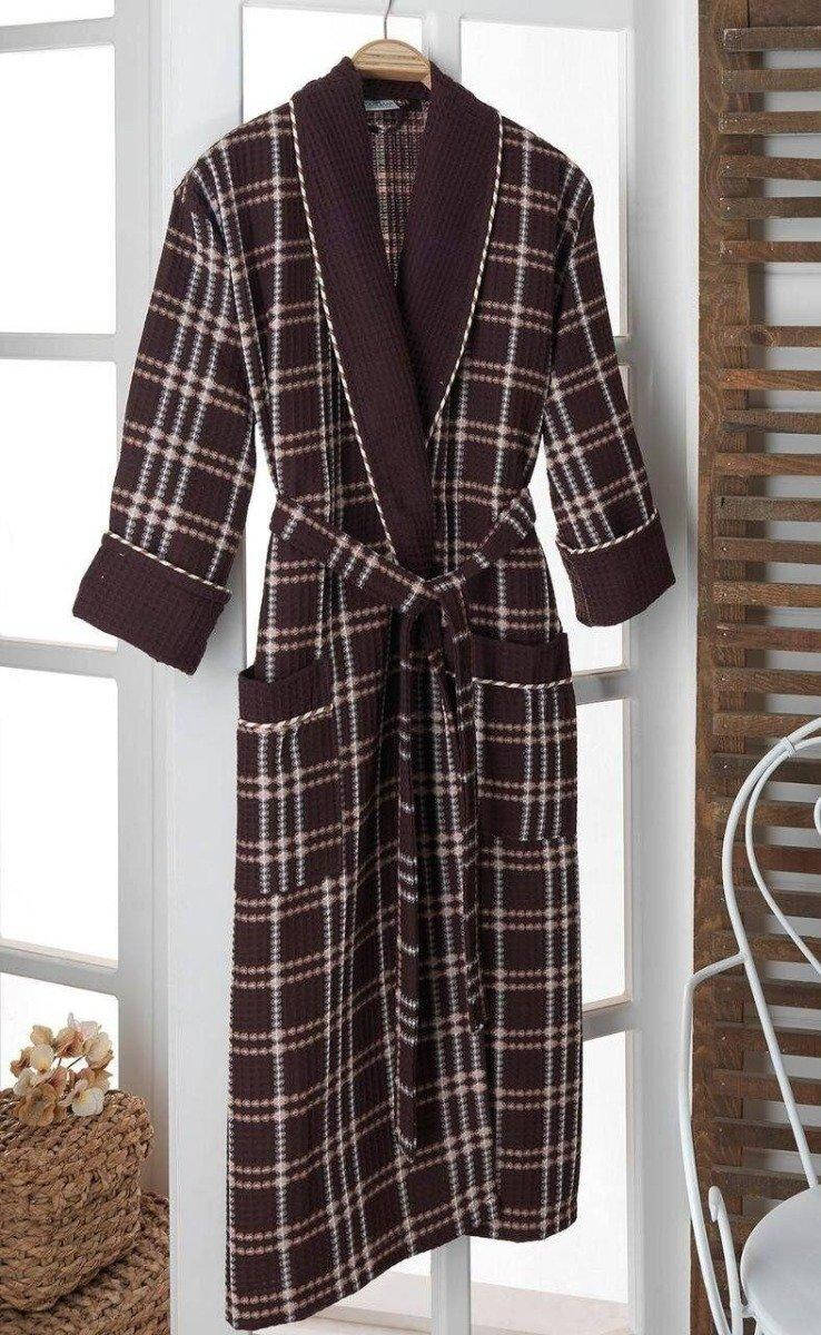 

Халат мужской вафельный Gursan. Brown-2XL