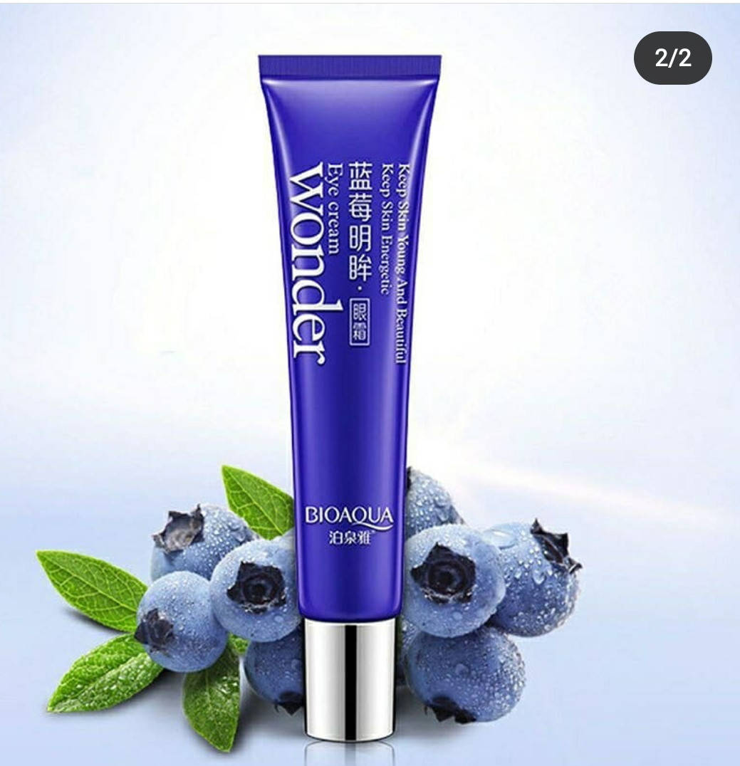 

Успокаивающий крем для кожи вокруг глаз с экстрактом черники BIOAQUA Blueberry Eye Cream Eye Treatment