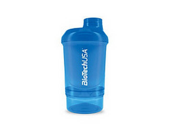 

Шейкер BioTech Shaker Wave Mini 2 in 1 300 мл Blue / синий