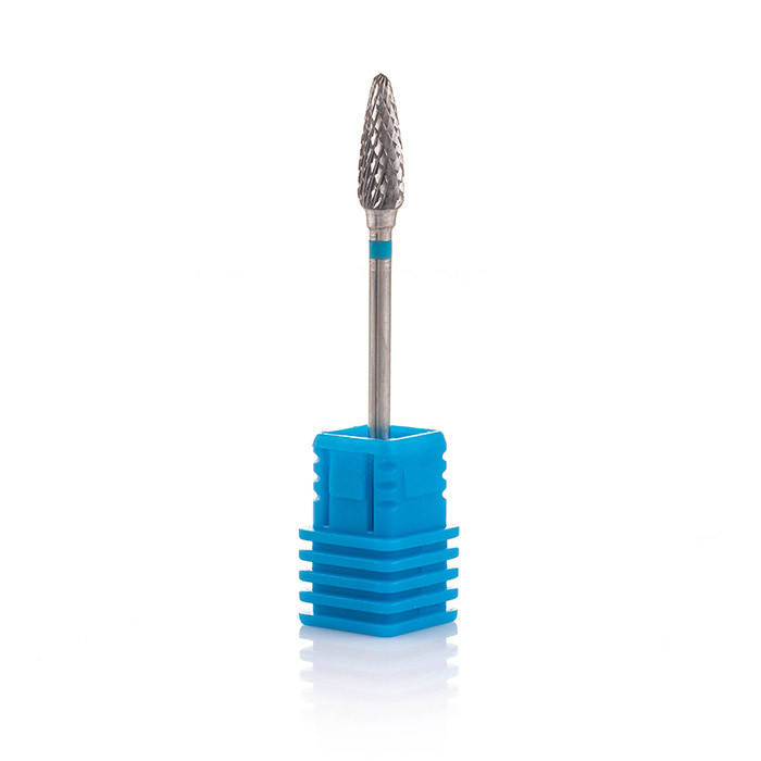 

Фреза твердосплавная Nail Drill для снятия гель-лака (Пуля) 275 190 050 - синяя насечка