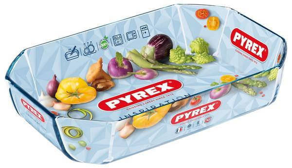 

Емкость для запекания Pyrex Inspiration прямоугольная 3,2л 33х22 см h7 см жаропрочое стекло (295B000)