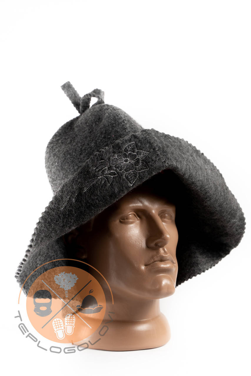 

Авторська шапка для бані та сауни Панама жіноча