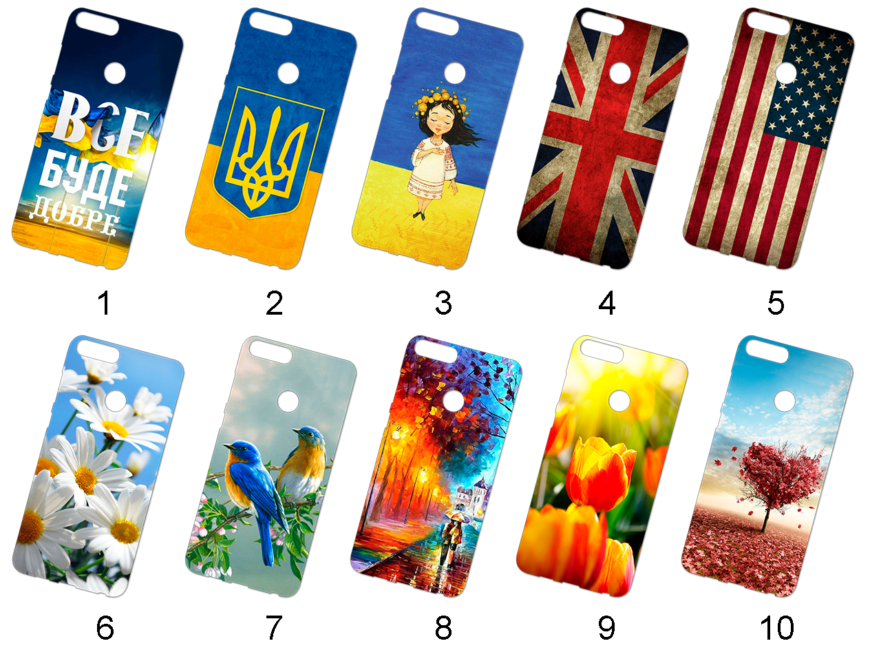 

Силиконовый чехол с рисунком для Huawei P Smart