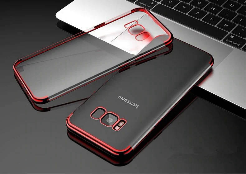 

Тонкий силиконовый чехол для Samsung Galaxy S8 Красный