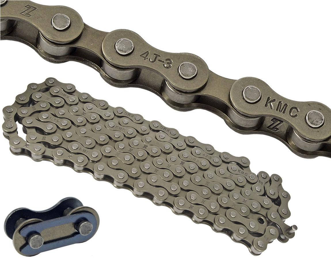

Цепь KMC Z410 (1/2"x1/8") односкоростная, с замком, 112 звеньев, коричневая