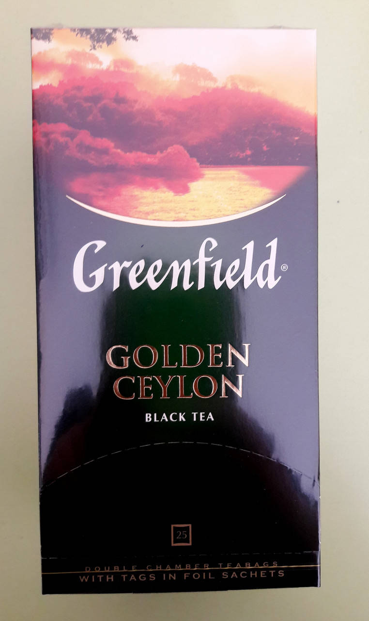 

Чай Greenfield Golden Ceylon 25 пакетиков черный