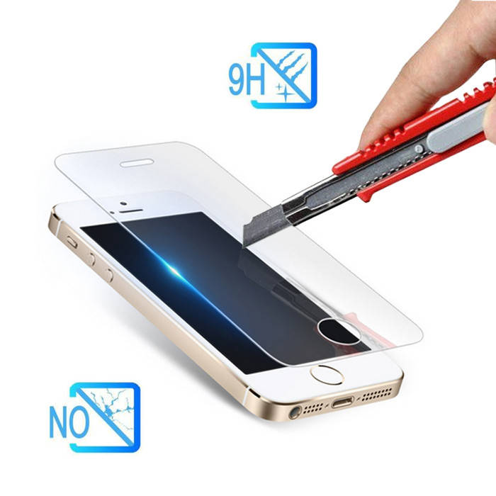 

Защитное стекло Tempered Glass для Apple iPhone 5/5S/5C/SE твердость 9H, 2.5D