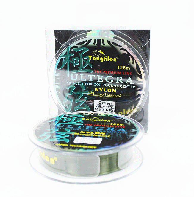 

Леска рыболовная ULTEGRA monofilament 125м 0.20, Зелёный