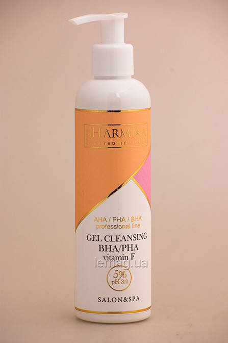 

PHarmika Cleansing gel BHA/PHA Очищающий гель с РНА/ВНА кислотами и витамином F, 250 мл
