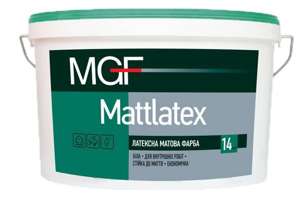 

Краска латексная MGF M100 Mattlatex 14 кг