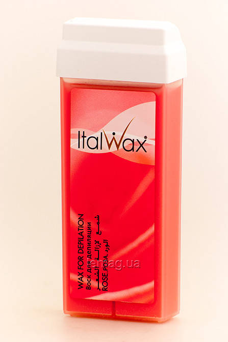

ItalWax Воск в кассетах с широким роликом, 100 мл - Роза