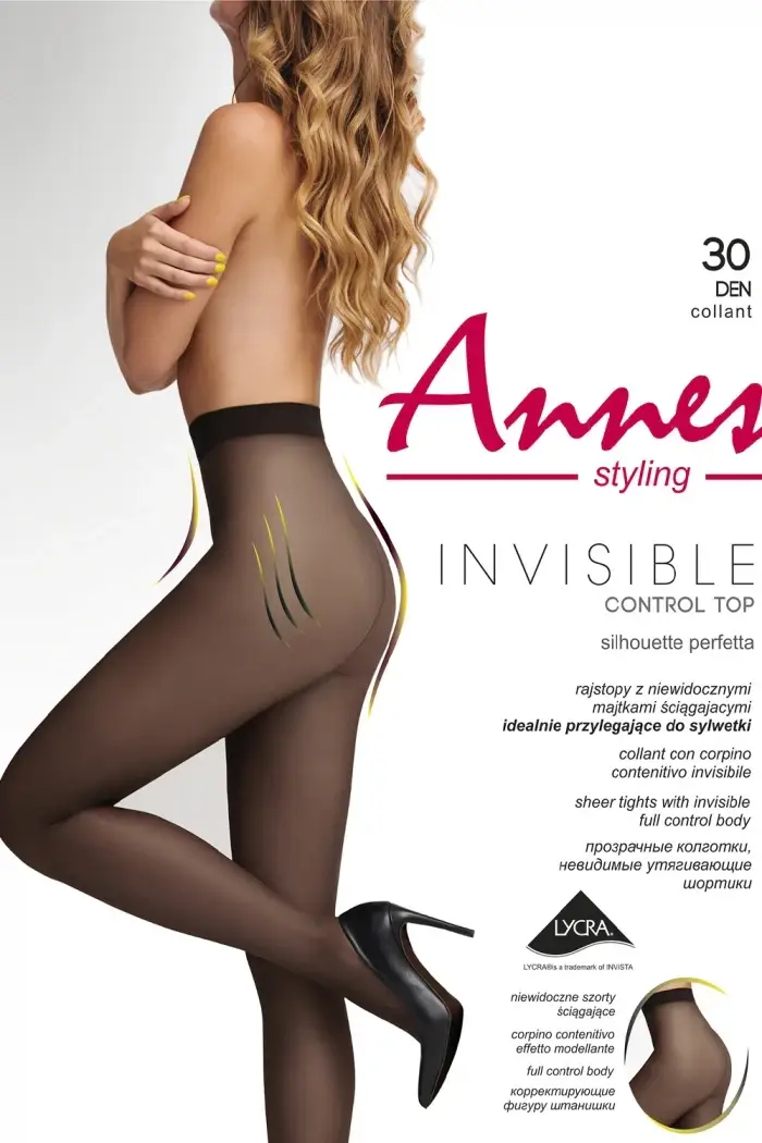 

КОЛГОТКИ КОРРЕКТИРУЮЩИЕ ANNES INVISIBLE CONTROL TOP 30DEN Бежевый