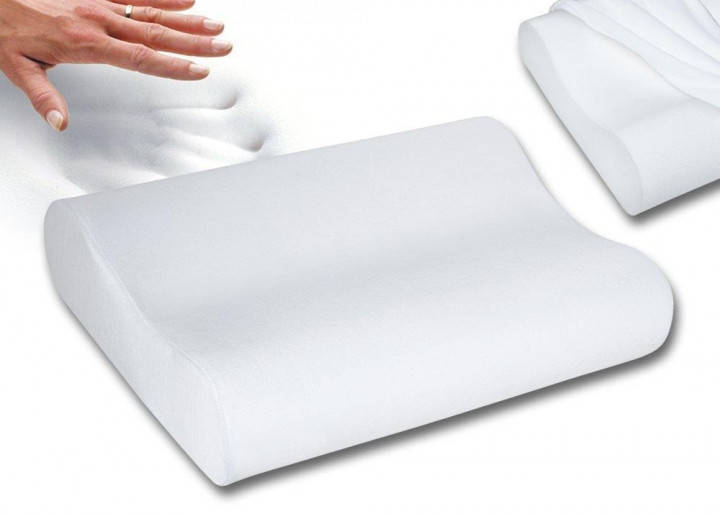 

Ортопедическая подушка с эффектом памяти Memory Pillow 50х30см анатомическая мемори с памятью