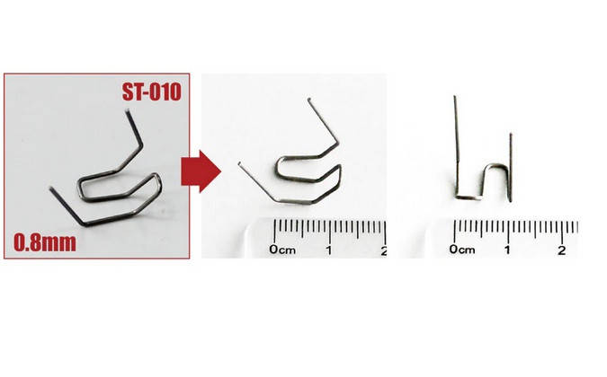

Скоба для горячего степлера внутренний угол ( пайка бамперов ) 100 штук