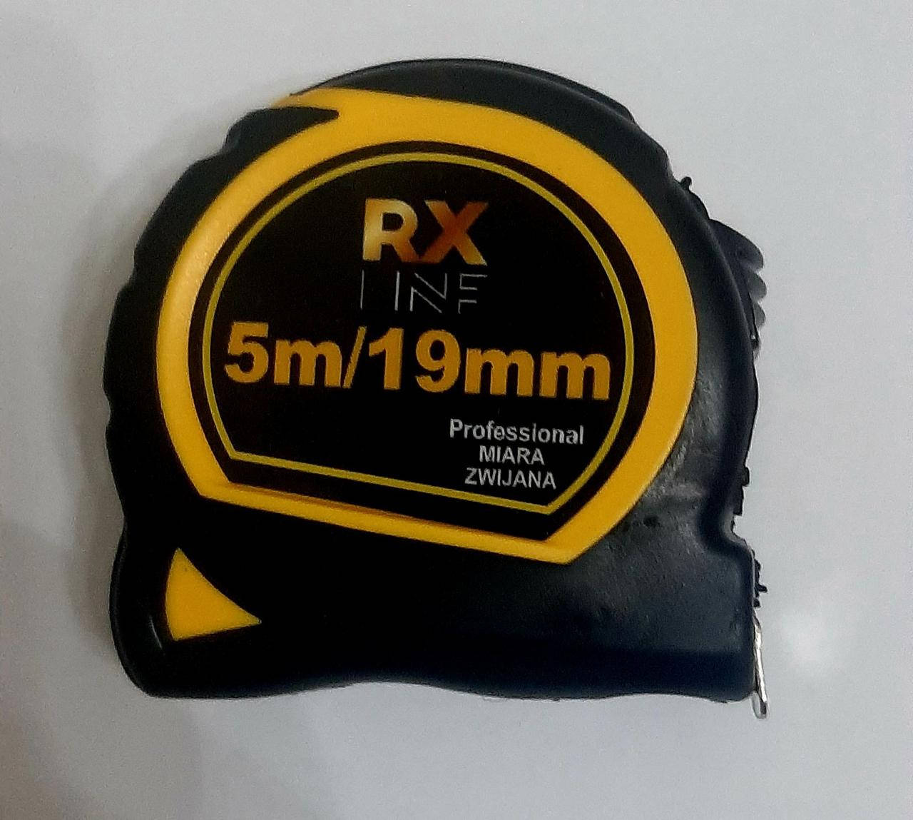 

Рулетка обрезиненная (Польша Акция) RX 5 м*19 мм (см/дюймы)