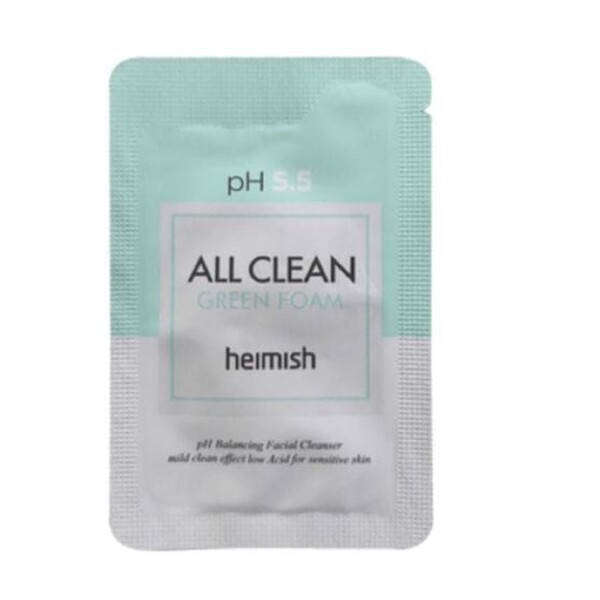 

Пенка для умывания Heimish All Clean Green Foam рH 5.5 (пробник)