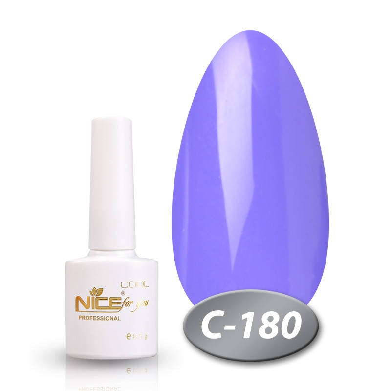 

Гель-лак Nice for you Cool C-180 сине фиолетовый 8,5 мл