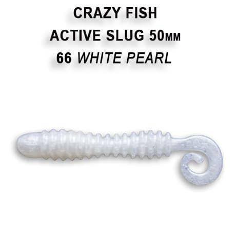 

Съедобный силикон Crazy Fish Active slug 2" 29-50-68-6 кальмар