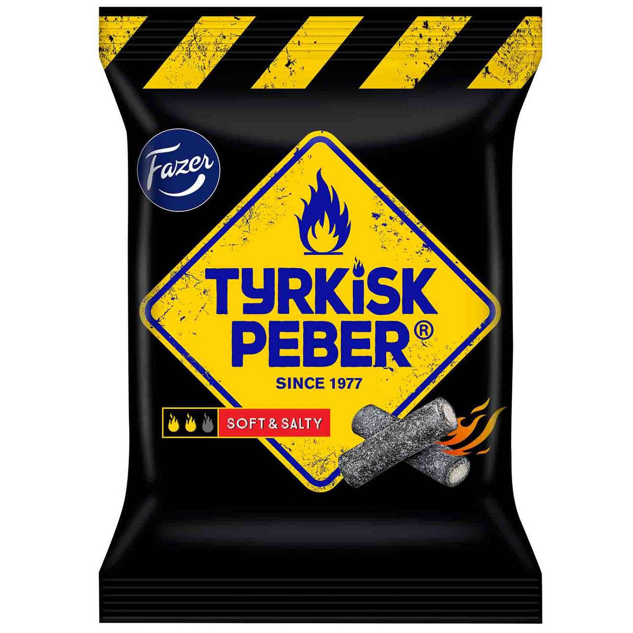 

Лакрица Fazer Tyrkish Peber Soft Salty 120g
