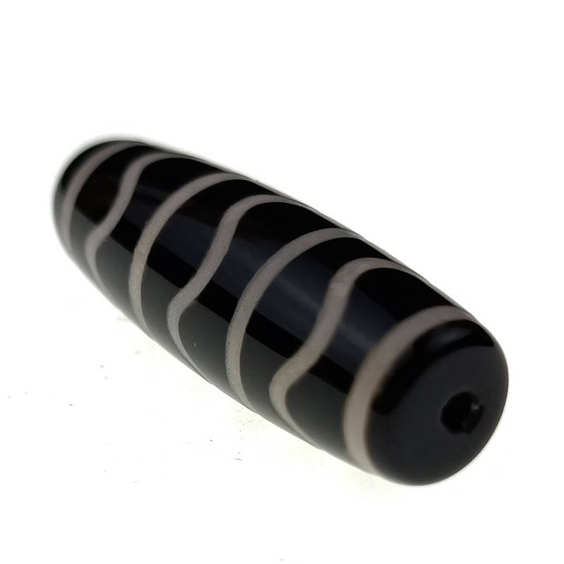 

Бусина Дзи Вода или Волны судьбы 3 см черная (C3944)