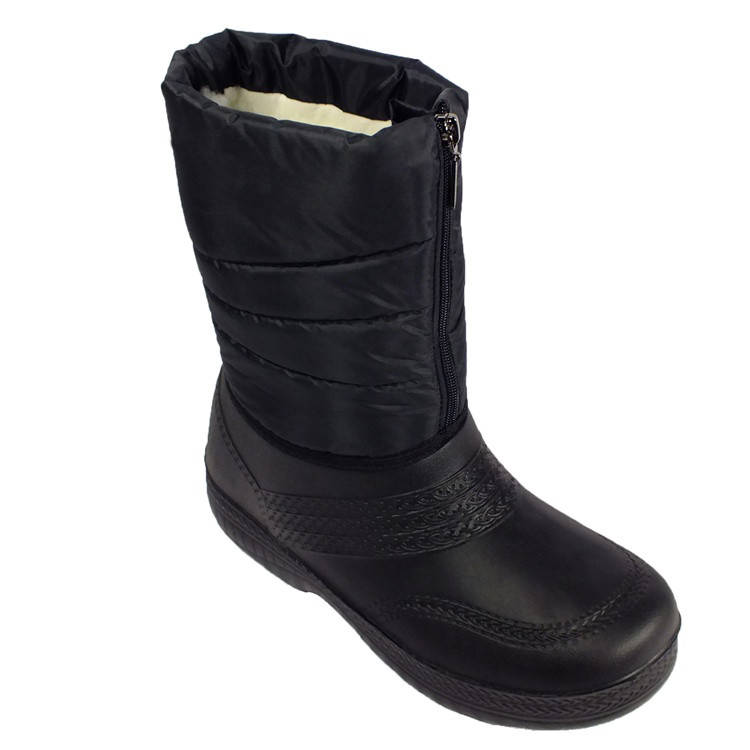 

Дутики женские на змейке (Черные) 41, Черный