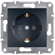 

Розетка Schneider-Electric Asfora Plus с заземлением антрацит EPH2900171