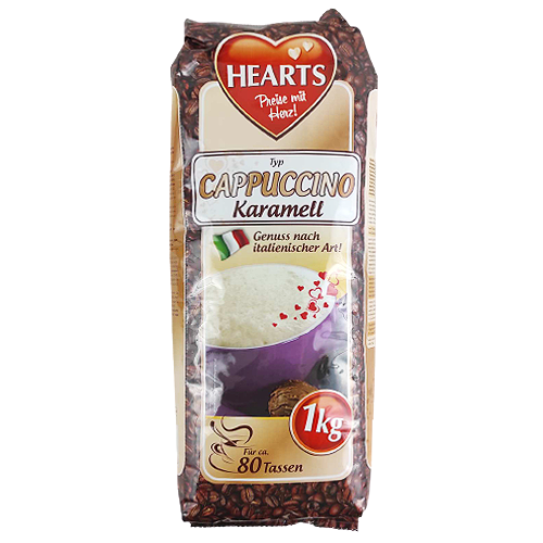 

Капучіно Хертс карамель Hearts karamell 1kg 10шт/ящ (Код : 00-00003862)