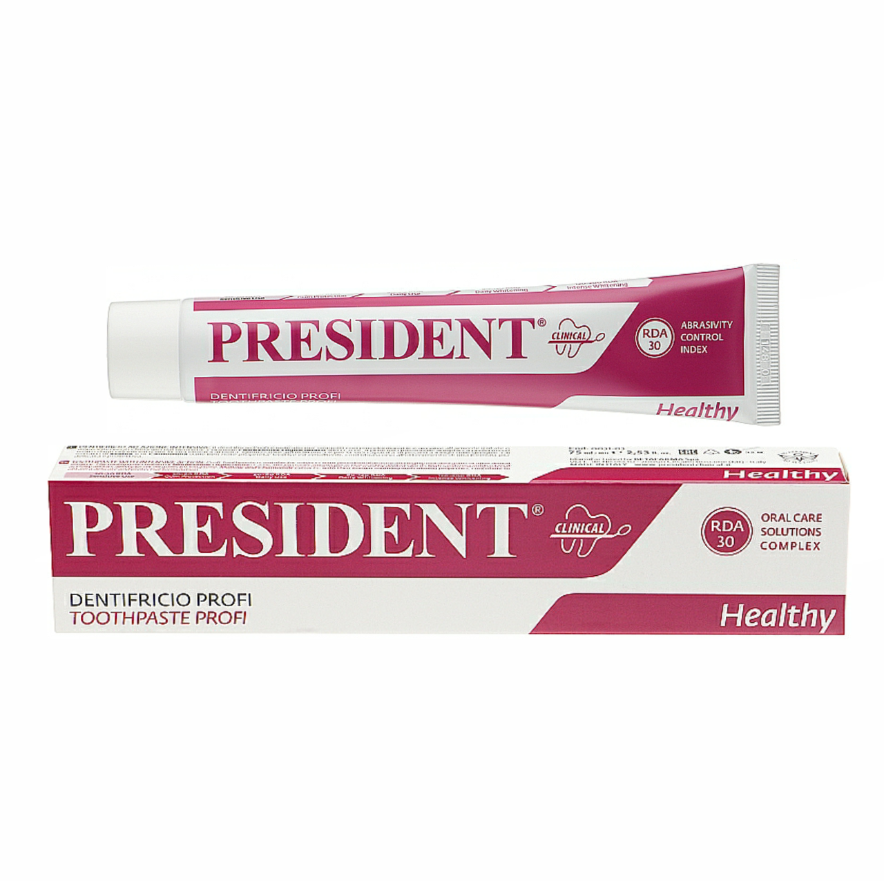 

Зубная паста PRESIDENT PROFI хлоргексидин 0,20% 75 мл