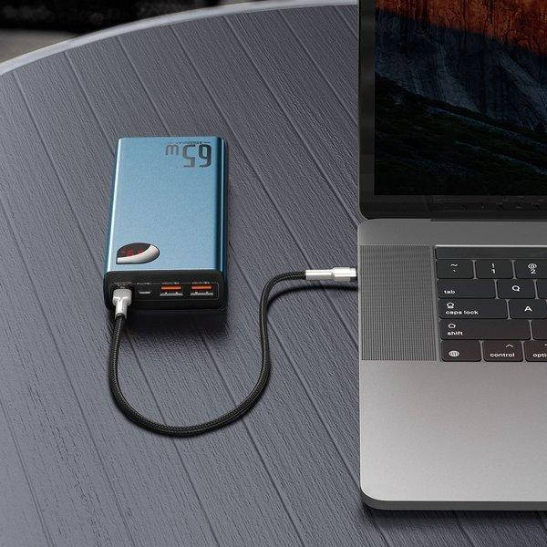 

Baseus Adaman Metal Power Bank 65W 6A 20000 mAh с технологией QC3.0+PD3.0