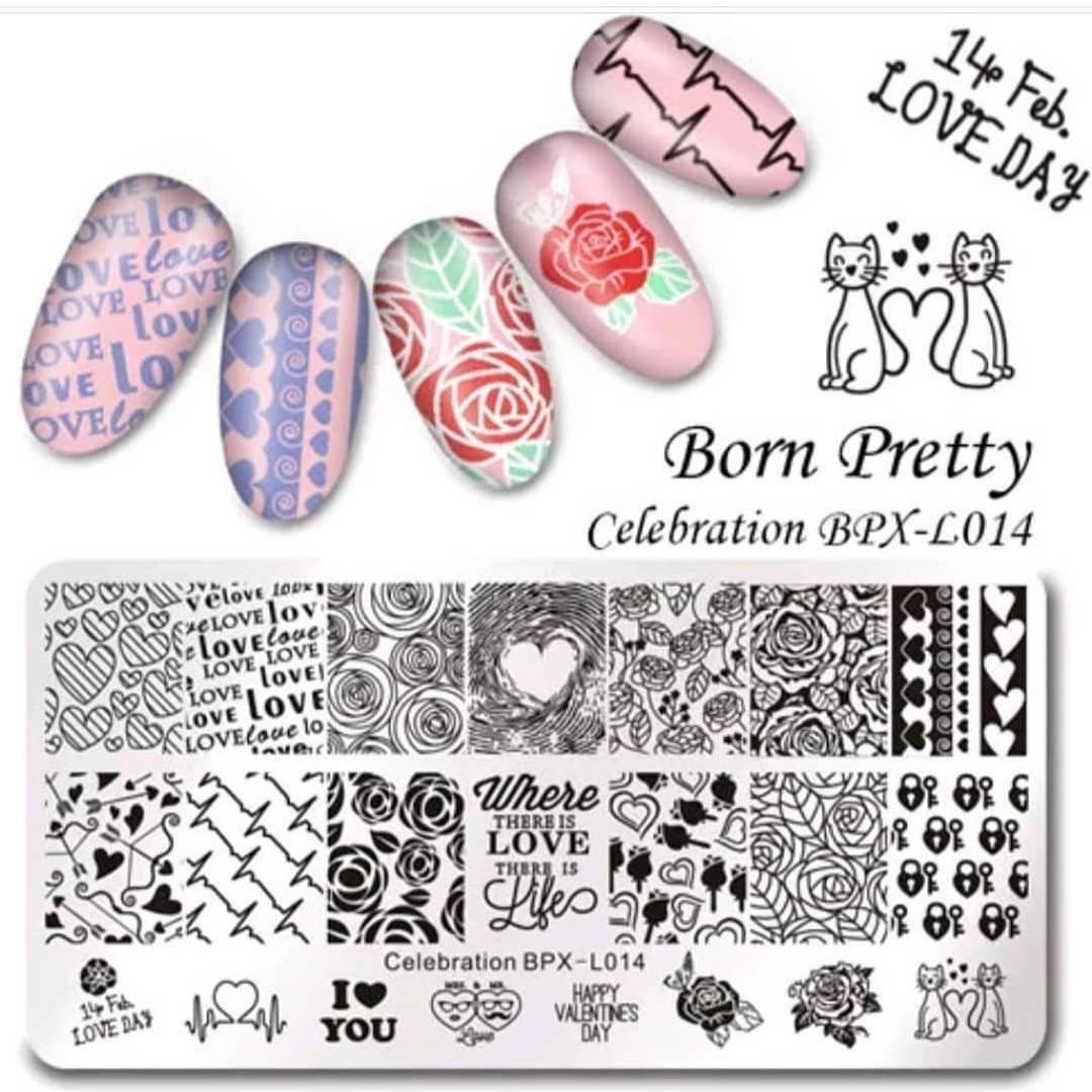 

Пластина для стемпинга Born pretty x l014