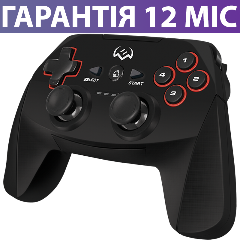 

Беспроводной геймпад для ПК SVEN GC-2040, джойстик для компьютера и ноутбука, Черный