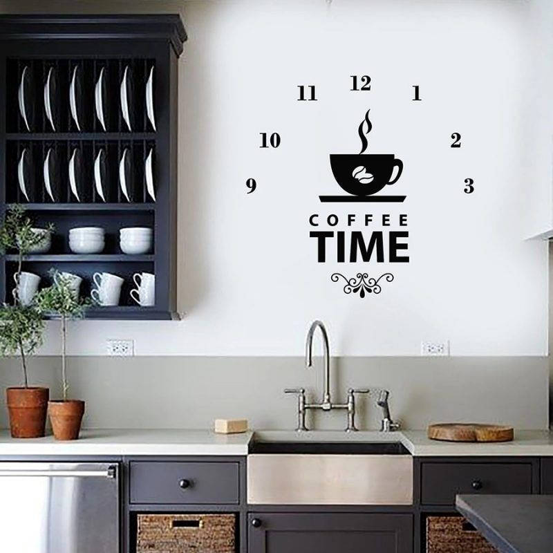 

Виниловая наклейка "Coffee time" 60х60 см, Белый