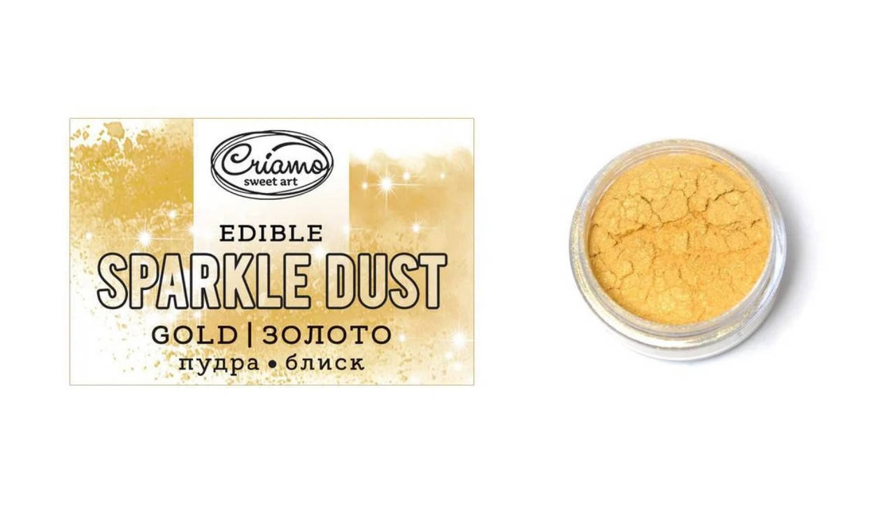 

Пудра блеск (сверкающая) Criamo Золото, 2 г