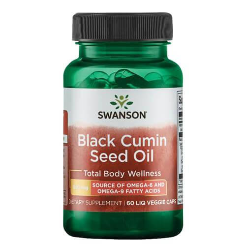 

Масло черного тмина в капсулах, Swanson Black Cumin Seed Oil 500 mg 60 капсул