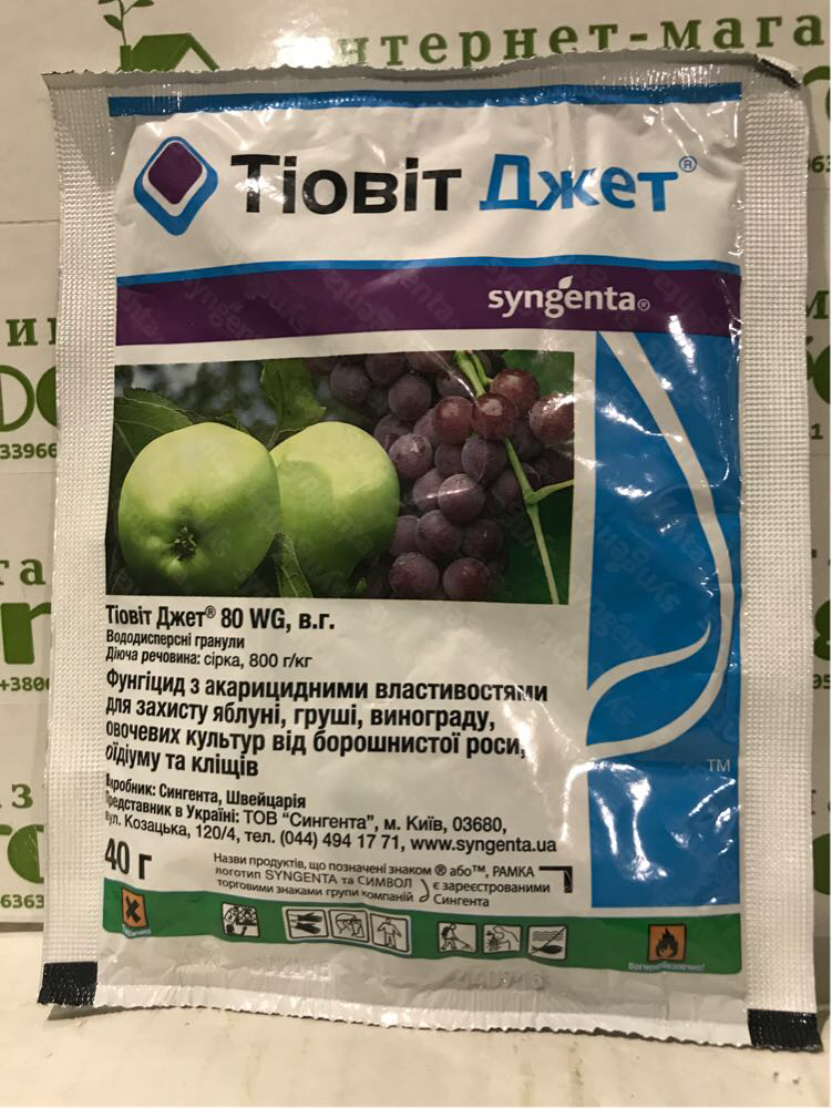 

Тиовит Джет 40г (оригинал) Syngenta