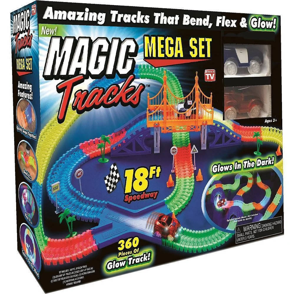 

Детская игрушечная дорога Magic Tracks 360 деталей + 2 машинки